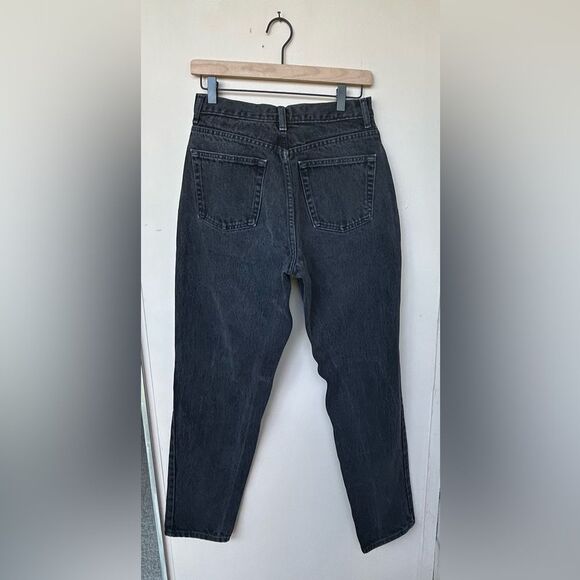 EUC Vintage GAP Distressed Black Embroidered Classic Fit Jeans - Size 10 - Picture 2 of 4